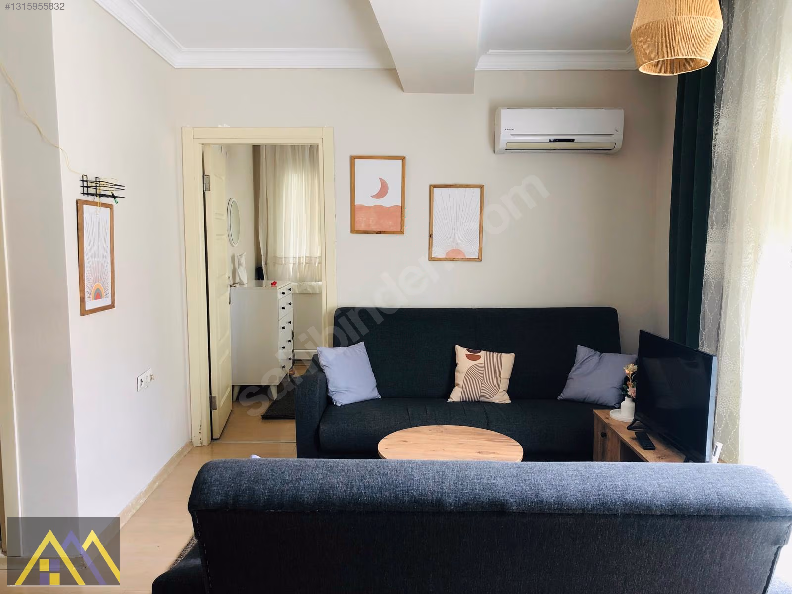 Atatürk Mahallesinde Asansörlü Eşyalı 1+1 Kiralık Daire - görsel 3
