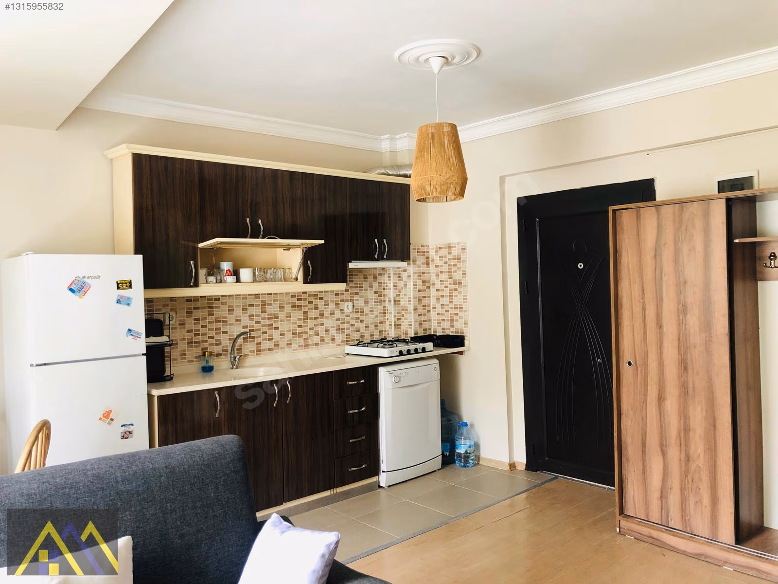 Atatürk Mahallesinde Asansörlü Eşyalı 1+1 Kiralık Daire - görsel 8